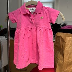 Lilly Pulitzer Toddler Polo Dress Pink Size 12-18 Months